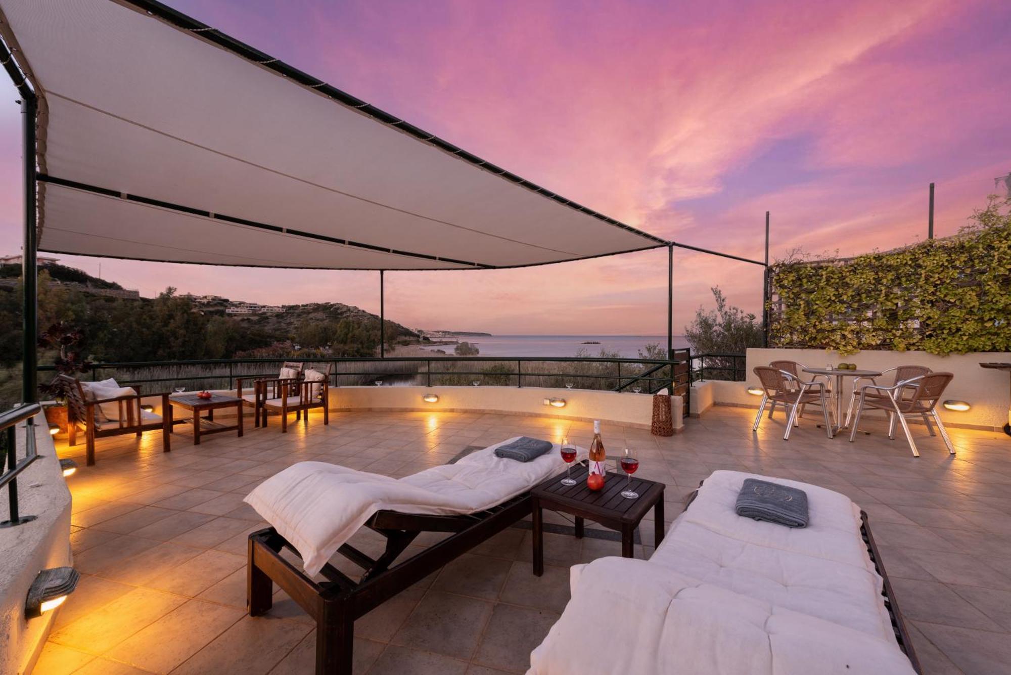 Coastal Dream Beachview Jacuzzi& Sauna Amoudara  Exteriér fotografie