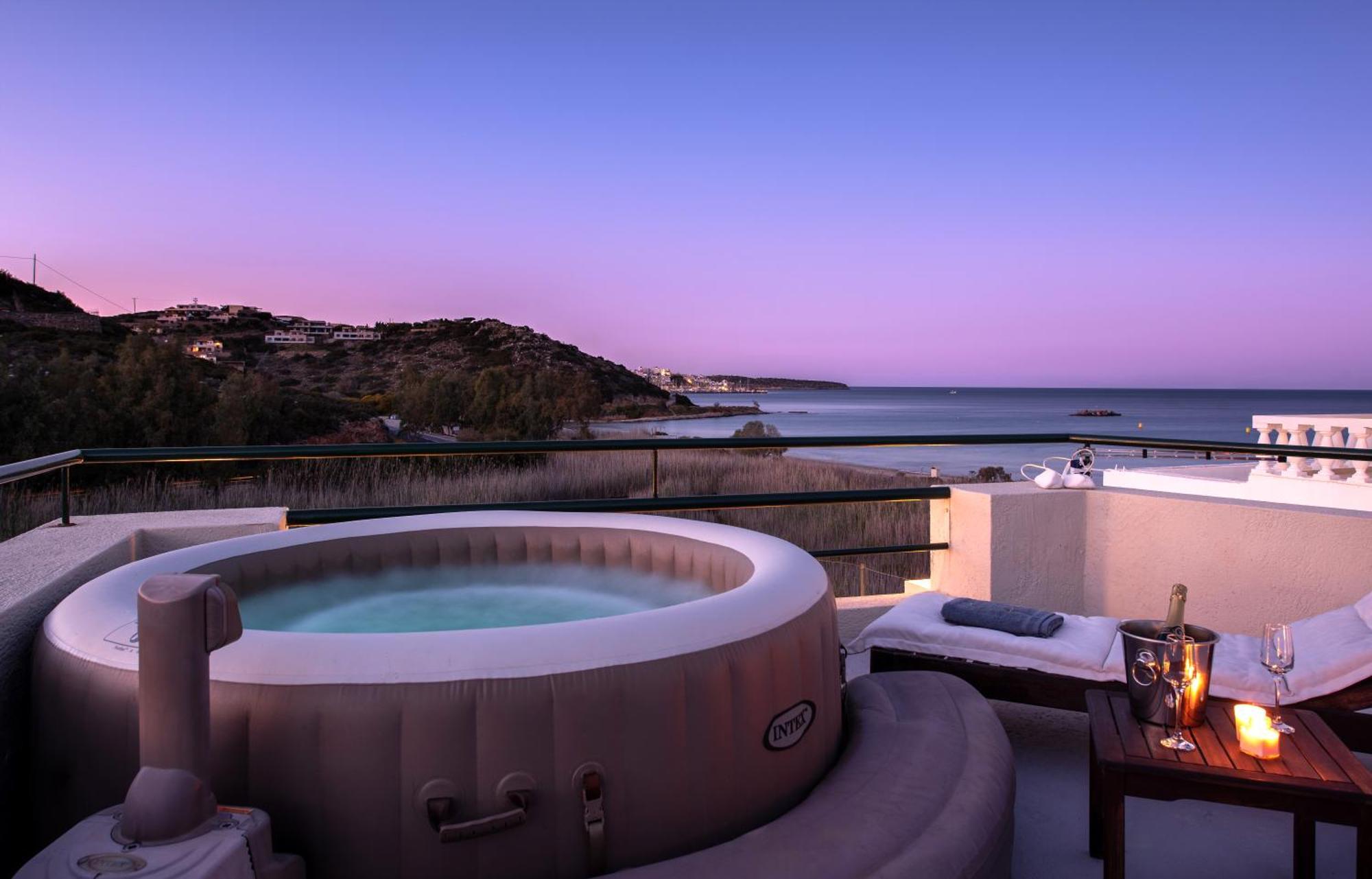 Coastal Dream Beachview Jacuzzi& Sauna Amoudara  Exteriér fotografie