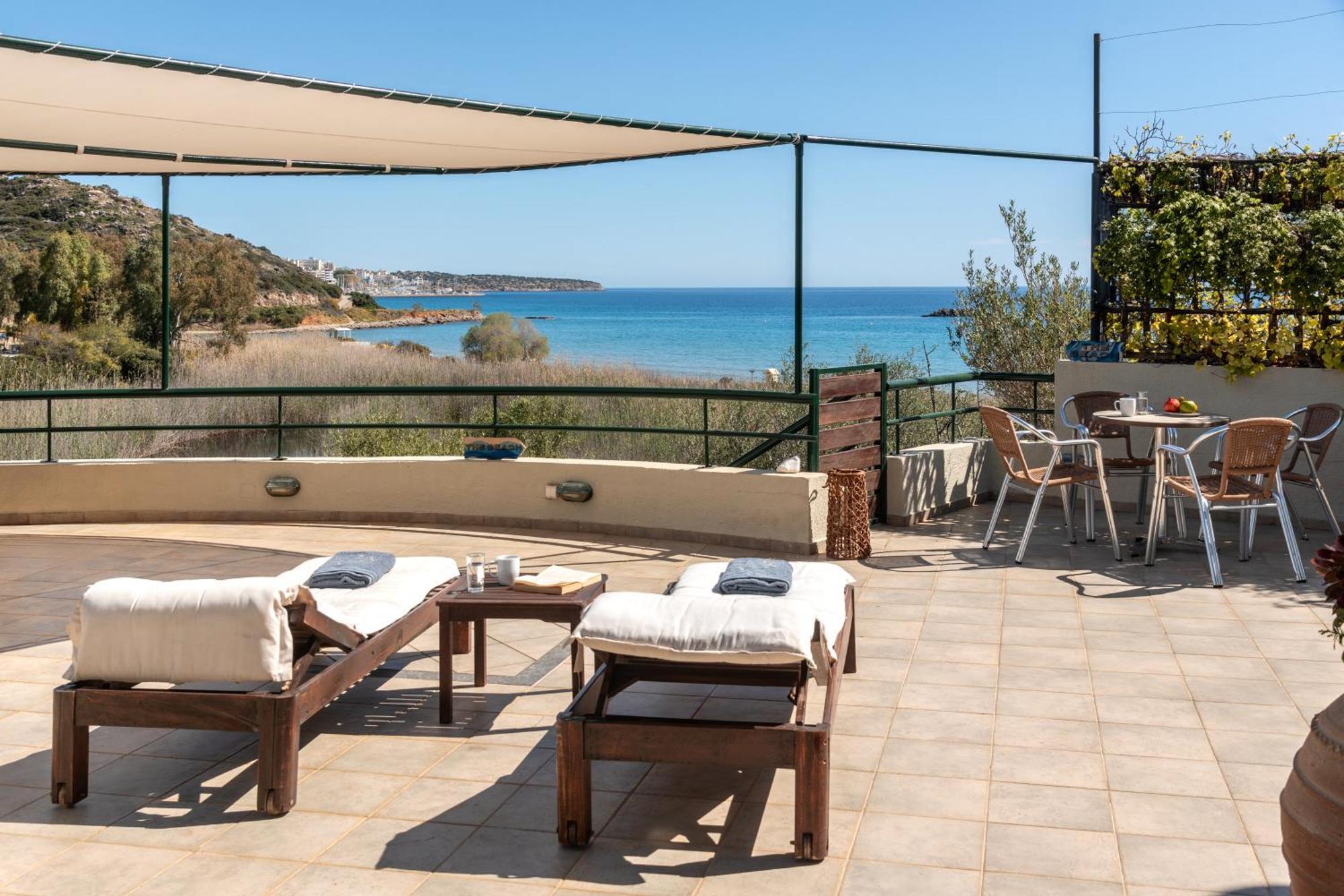 Coastal Dream Beachview Jacuzzi& Sauna Amoudara  Exteriér fotografie