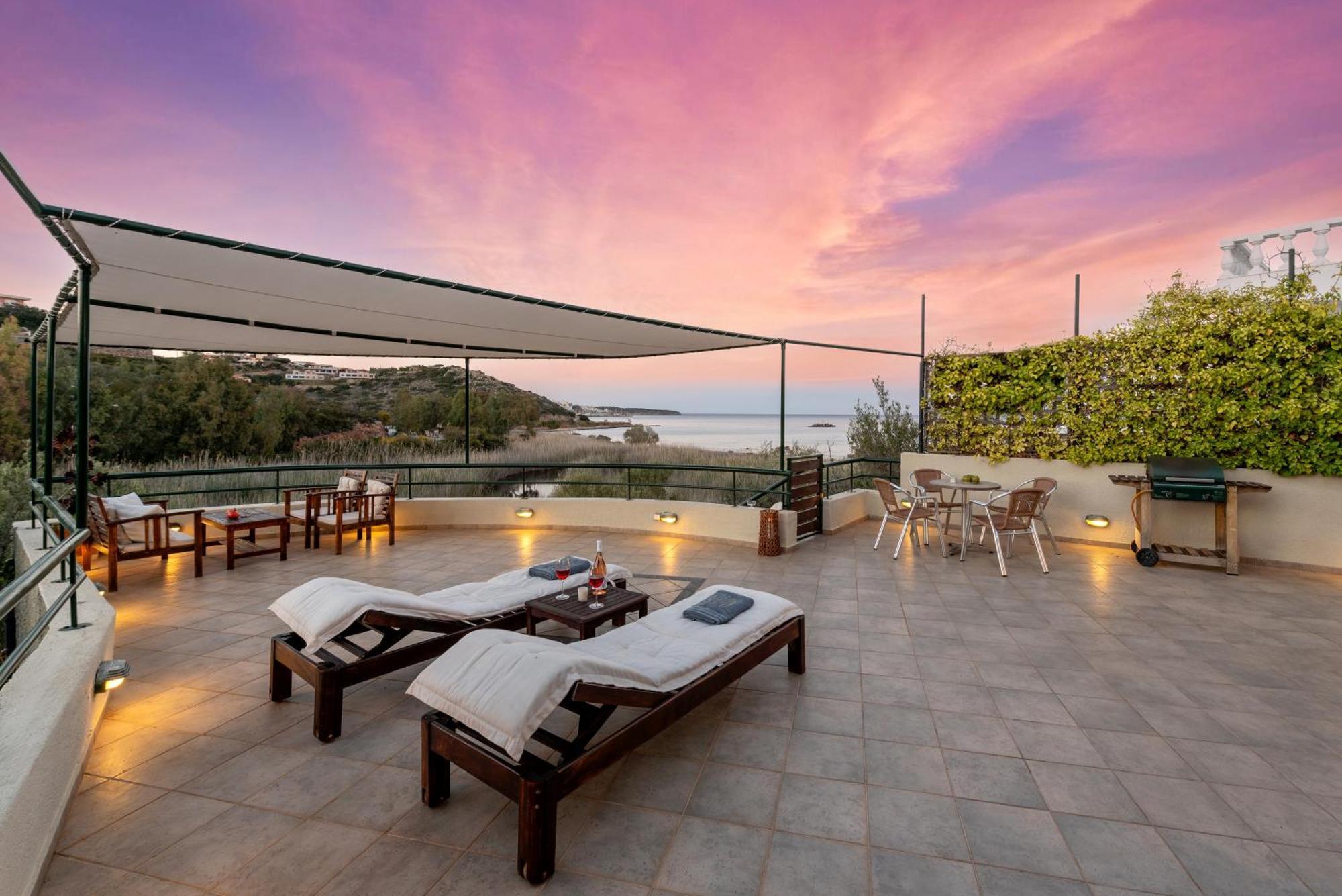 Coastal Dream Beachview Jacuzzi& Sauna Amoudara  Exteriér fotografie